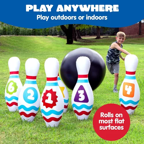 Joyin Juego De Bolos Hinchables Gigantes Para Niños Y...