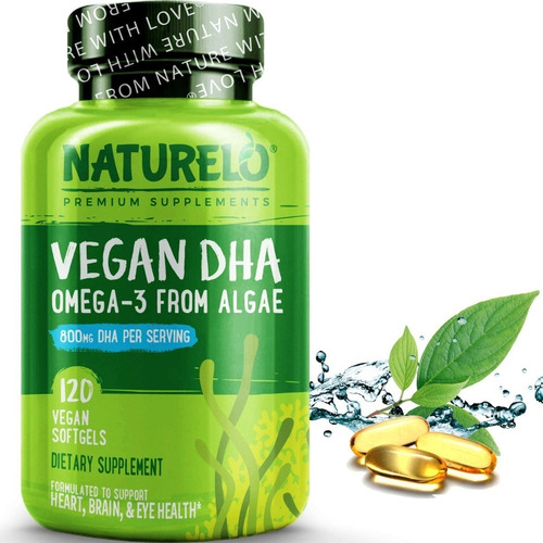 Dha Vegano Aceite Omega 3 De Algas 120 Capsulas