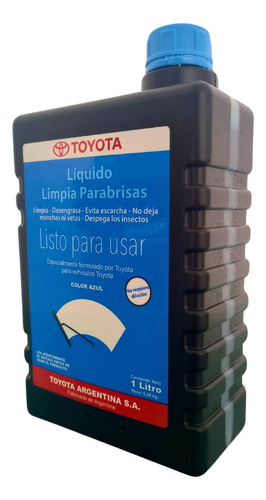 Liquido Limpia Parabrisas Toyota Listo Para Usar Original