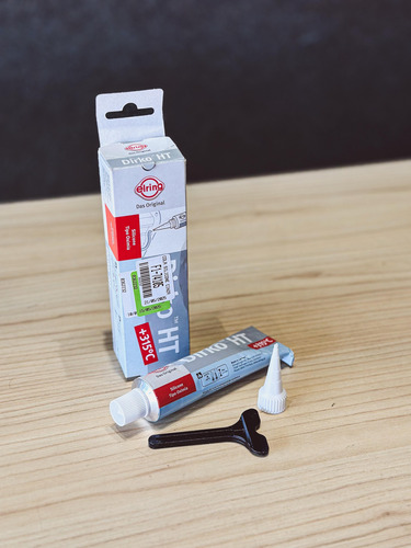 Cola Silicone Motor Alta Temper. Cinza Dirko Elring Cx 12