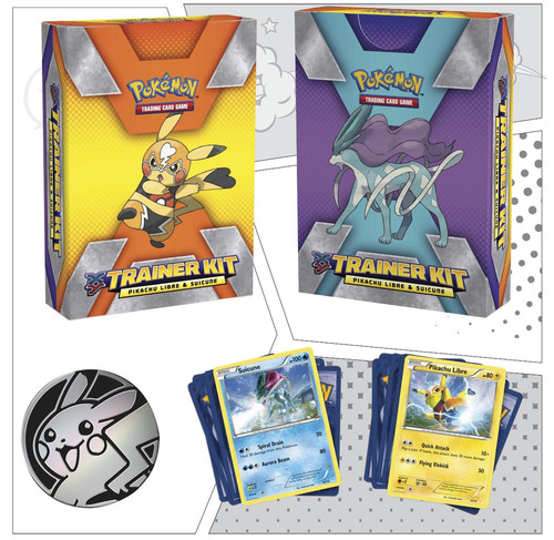 Trainer Kit Trading Card Game Pikachu Libre/suicune Pokemon