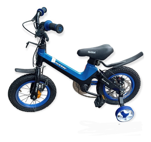 Bicicleta Para Niños Sport Bike Sbk Rodado 12 Freno A Disco