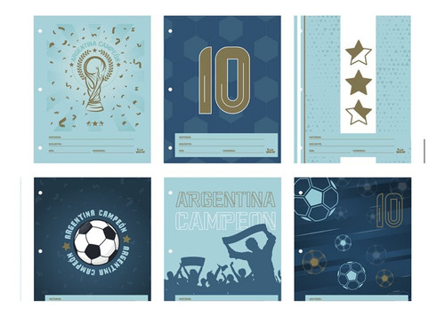 Separador De Materia Escolar 6 Hojas Futbol Argentina Fw Color Futbol Argentina 201153 Futbol Argentina 201153
