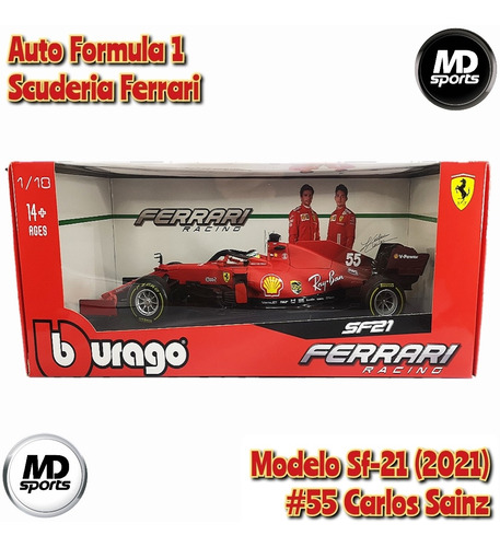 Auto Formula 1 Scuderia Ferrari Sf21 Carlos Sainz 1:18