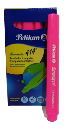 Marcatextos Resaltador Triangular Pelikan Con 10 Piezas