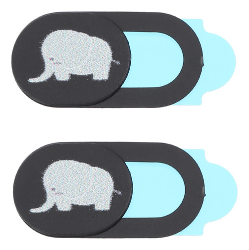 Funda Deslizante Para Cámara Web Con Diseño De Elefante, Paq