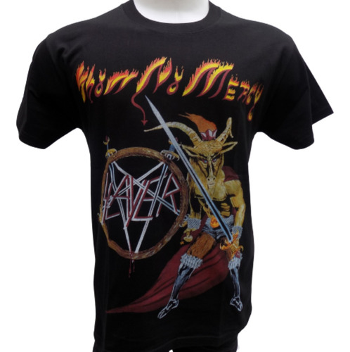 Remera De Slayer Show No Mercy Rockería Que Sea Rock 