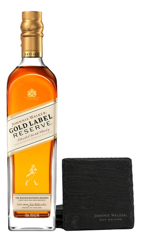 Johnnie Walker Gold Reserve 750 Ml + Portavasos  Con 4 Pz