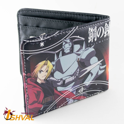 Imagen 3 de 5 de Billetera Anime - Fullmetal Alchemist - Hermanos Elric