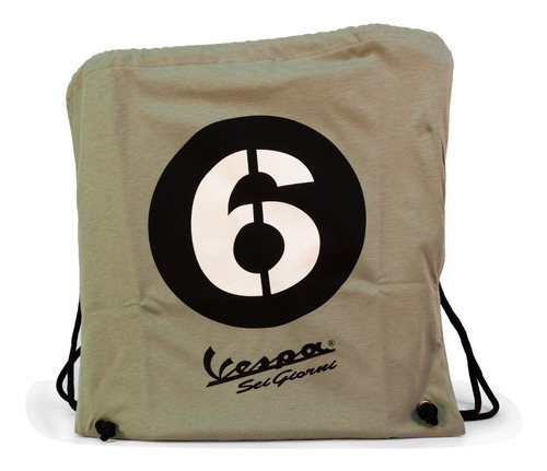 Bolsa Backpack Impermeable Vespa Sei Giorni Verde