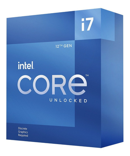 Procesador Intel Core I7 12700kf Cpu Lga 1700 Overclock