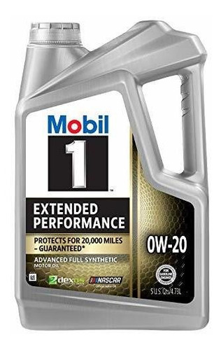 Aceite De Motor 100% Sintetico - Mobil 1 - 0w-20 - 5 Cuartos