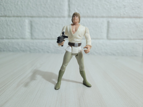 Star Wars Potf, Luke Skywalker (tatoinne) Con Blaster, Usado