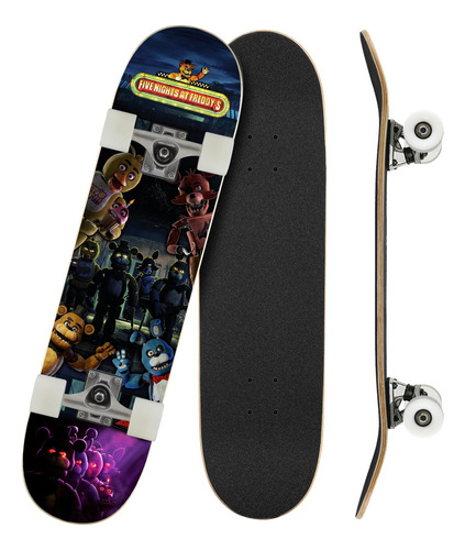 Patineta Skateboard / Cruiser Skate Armada Freddy's Fnaf