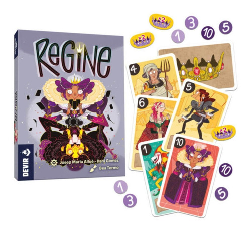Imagen 2 de 2 de Regine Juego De Mesa - Español / Updown