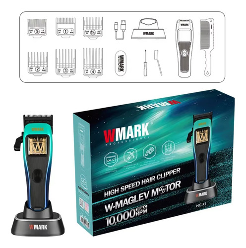 Maquina Cortadora Professional Wmark Ngx1 Polar 10000rpm