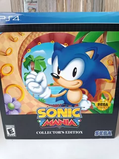 Sonic Mania Edición Coleccionista Sin Juego.