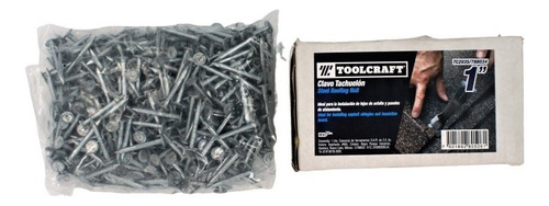 Clavo Tachuelón 1 Toolcraft Tc2035 1kg Para Teja Asfalto