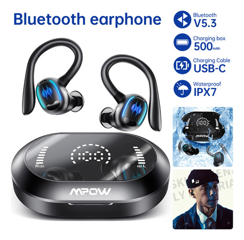 Fones De Ouvido Sem Fio, Fones De Ouvido Bluetooth 5.3 De 50