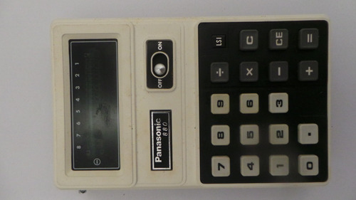 Tck Antiga Calculadora Panasonic Je 880u Não Funciona C/ Cx