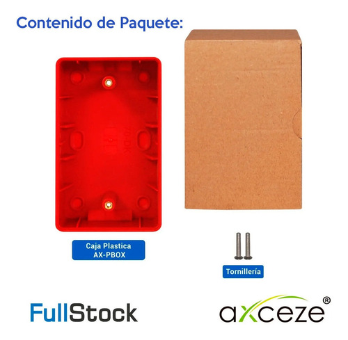 Caja Plástica Para Botón Estándar 115x70x30mm Ax-pbox Enson