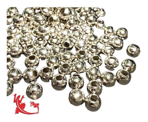 Bolitas Perla De Metal 14 Mm, Armado Bijou,oferta!, 250gram 
