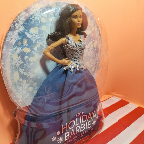 Barbie Holiday 2016, Molde Claudette, Barbie Felices Fiestas (Usado)