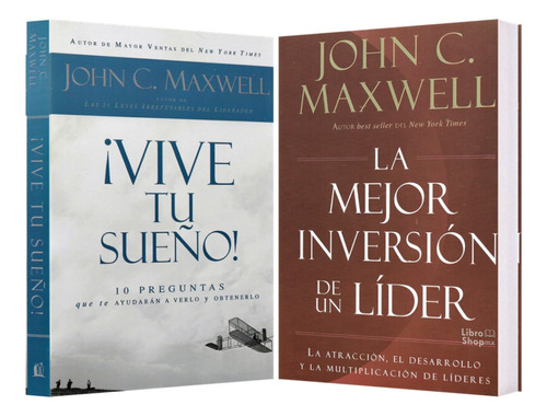 Vive Tu Sueño + Mejor Inversión De Un Líder Pack 2 Libros