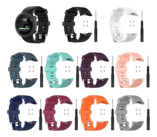 10pcscorrea De Reloj Deportivo Para Garmin Forerunner 45/45s