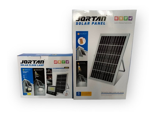 Imagen 2 de 2 de Reflector Led Recargable Panel Solar 400w Extra Potente Ip66