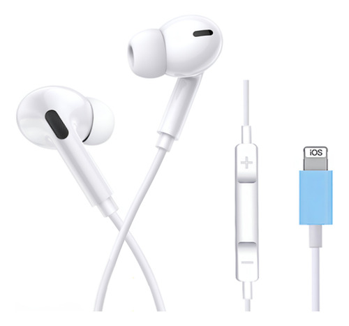 Fone Ouvido Com Fio Compatível Com iPhone 7 8 Xr 11 12 13 14