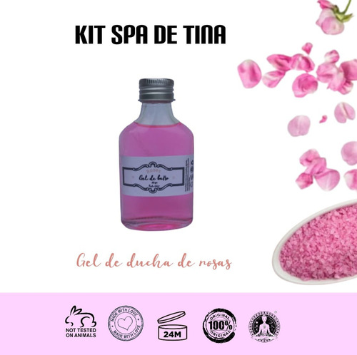 Kit Spa : Espuma De Baño + Gel De Ducha + Sal De Baño