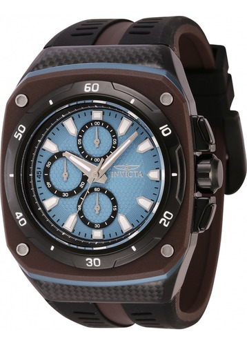 Deportivo Reloj Invicta Speedway 46106 Hombre Tiempo Exacto Negro Cafe / Azul Cielo Azul Acero (Reacondicionado)