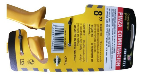 Alicate O Pinza Para Electricista 8 Pulgadas Security Oferta