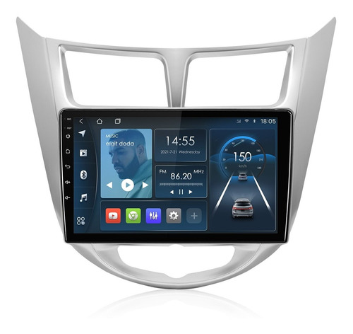 Bisel Radio Auto 1+32g Bisel Para Hyundai Accent 2012-2017