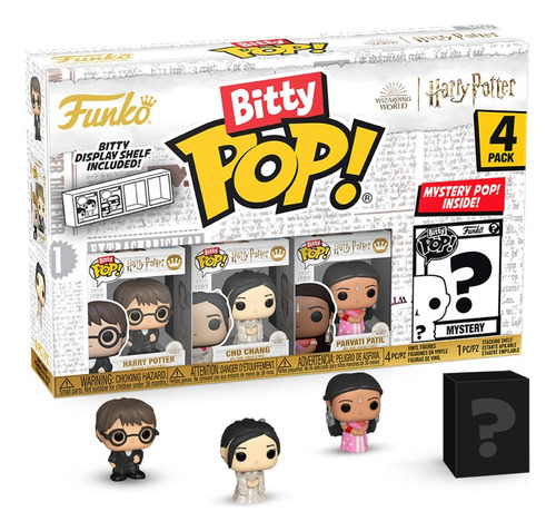 Funko Bitty Pop! Cálice de fogo de Harry Potter 4 figuras