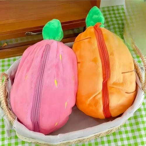 Boneca De Capivara De Pelúcia De Morango Transformável De 25