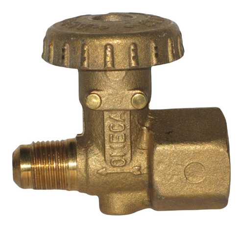 Llave De Gas De ½ Npt Hembra X 3/8 Flare Macho De Bronce