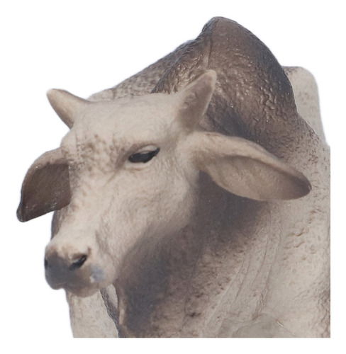 # Plastic Bull Figure, Farm Cattle Model In My