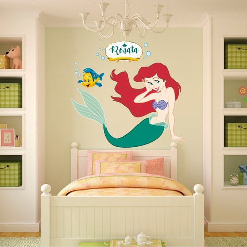 Vinilo Decorativo Princesas-i 19 Calcomanía La Sirenita