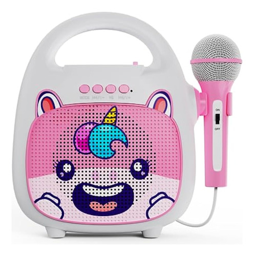 Máquina De Karaoke Para Niños Con Micrófono,