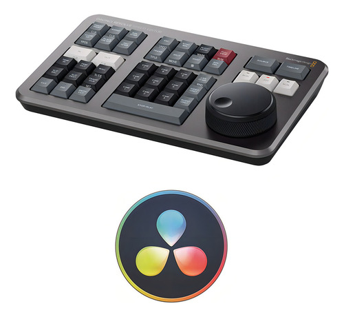 Blackmagic Design Davinci Resolve Speed Editor Bundle Con Davinci Resolve 17 Studio (tarjeta De Activación) (2 Artículos)