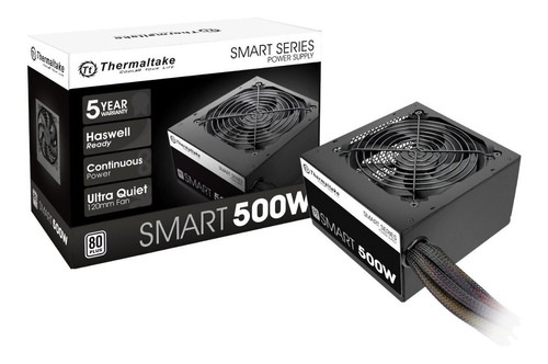 Fuente Thermaltake Smart 500w 80+ White