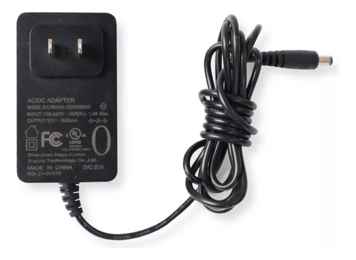 Adaptador 12v 3 Amp