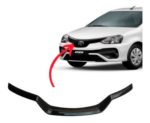 Imagen 1 de 8 de Moldura Inferior Negra Toyota Etios 2017 2018 2019