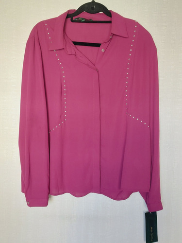 Blusa Morada Nueva, Sin Uso.talla 46 Marca Ma.griffe 