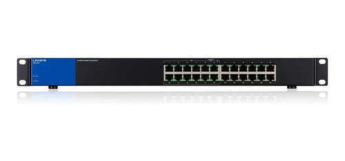 Switch Linksys Gigabit Ethernet Para Rack Lgs124p 24 Puertos