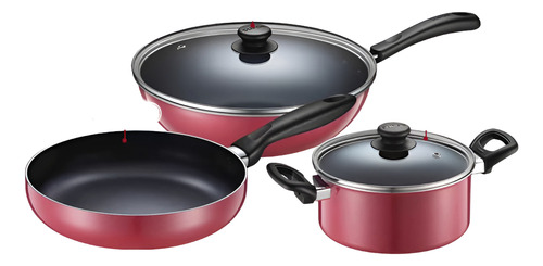 Bateria De Cocina De 5 Pz Antiaderente