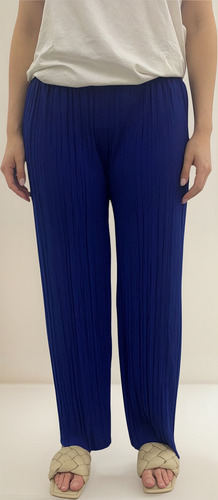 Pantalón Mujer Cómodos Pierna Amplia Resorte Casual Ligero