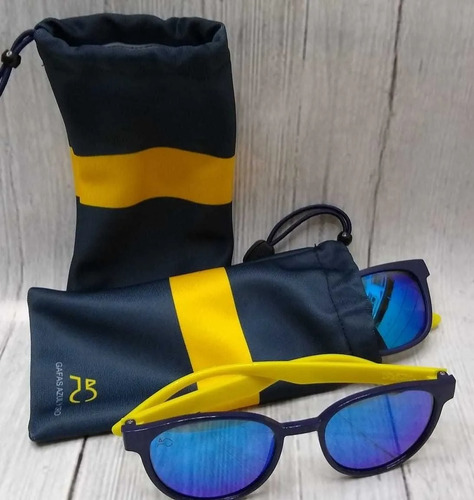 Lentes Azul Y Oro Polarizadas
